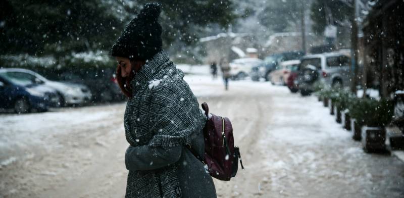 Κακοκαιρία: Ψύχος, χιόνια και θυελλώδεις άνεμοι