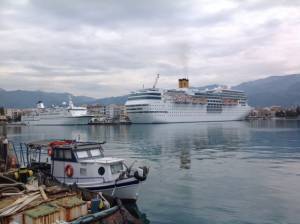 Δύο κρουαζιερόπλοια με 1.500 τουρίστες στην Καλαμάτα