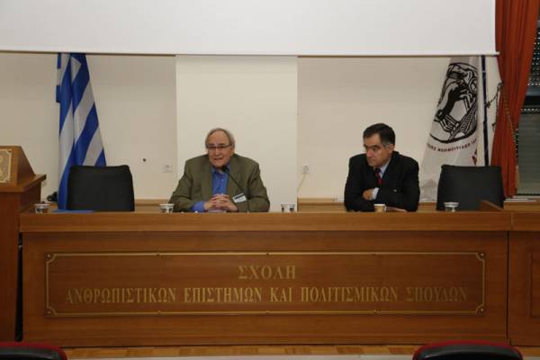 Ο Νίκος Κωνσταντόπουλος σε συνέδριο του Πανεπιστημίου Πελοποννήσου