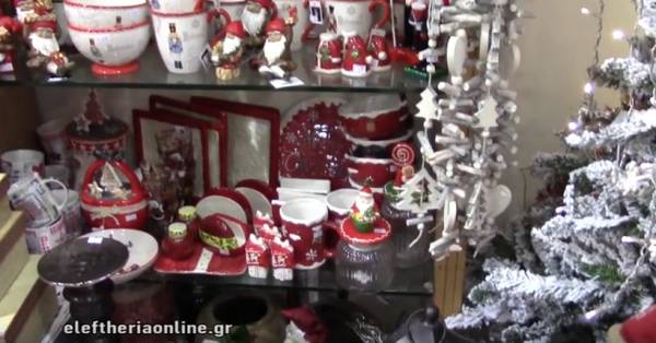 Στη χριστουγεννιάτικη αγορά της Καλαμάτας (βίντεο)