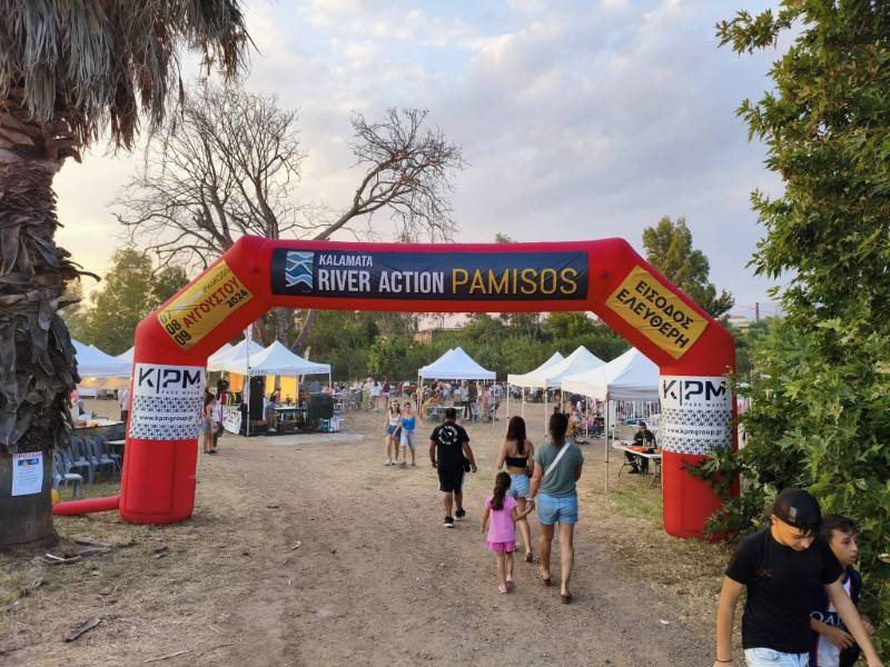 Πλήθος κόσμου στις εκδηλώσεις «Kalamata Pamisos River Action»