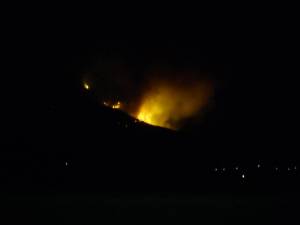 Ορατή από τον αυτοκινητόδρομο η πυρκαγιά στην κεντρική Μεσσηνία (βίντεο)