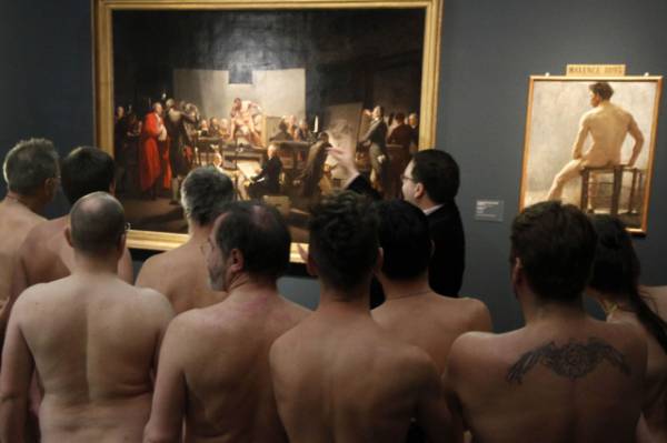 Γυμνιστές φιλότεχνοι ξεναγήθηκαν σε Μουσείο στη Βαρκελώνη