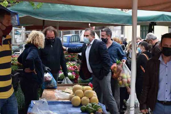 Μεγάλη κίνηση σήμερα στην Κεντρική Αγορά Καλαμάτας