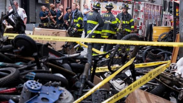 Νέα Υόρκη: 4 νεκροί από πυρκαγιά εξαιτίας μπαταριών ηλεκτρικών ποδηλάτων
