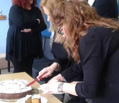 Πίτα έκοψε το Ειδικό Σχολείο Φιλιατρών