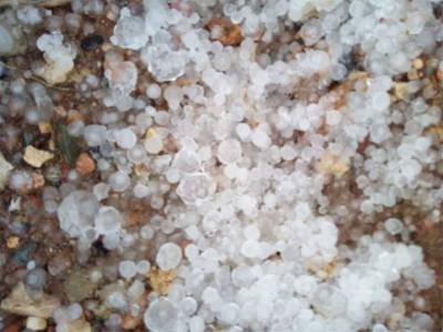 Ισχυρή χαλαζόπτωση στην Τριφυλία