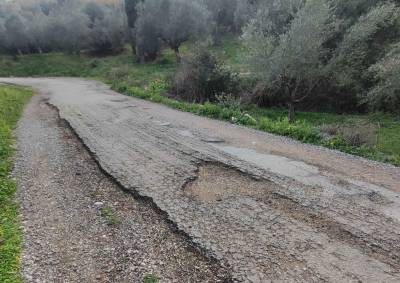 Τραγική η κατάσταση του δρόμου προς το Αρτίκι