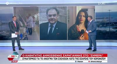 Σαρηγιάννης: Θα φτάσουμε στα 8.800 κρούσματα ανά ημέρα και 80 θανάτους την εβδομάδα (Βίντεο)
