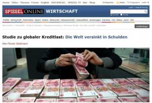 Spiegel: Ο πλανήτης βυθίζεται στο χρέος