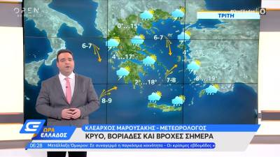 Τι καιρό θα κάνει σήμερα 30/11/2021 (Βίντεο)
