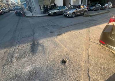 Επικίνδυνο ανοιχτό φρεάτιο