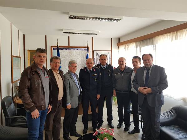 Επίσκεψη Τζαμουράνη στην Διεύθυνση Αστυνομίας Μεσσηνίας