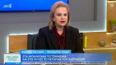 Παγώνη: Τσικνοπέμπτη ψήνουμε στο μπαλκόνι μόνοι μας - Πάσχα με μέτρα και μάσκες (Βίντεο)