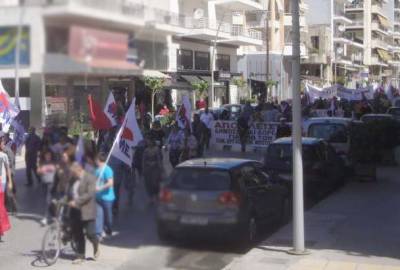 Συγκέντρωση του ΠΑΜΕ την Πρωτομαγιά