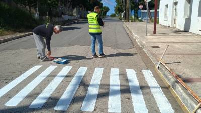 Μετά από συνεργασία του σχολείου με το Δήμο Τριφυλίας: Διάβαση πεζών έξω από το 1ο ΕΠΑΛ Κυπαρισσίας