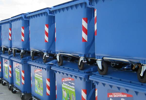 70 νέοι κάδοι ανακύκλωσης στο Δήμο Καλαμάτας