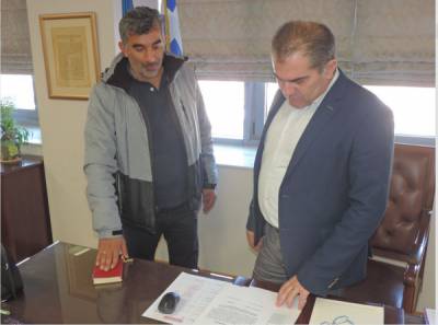 Ορκίστηκε ο σύμβουλος Αιθαίας Δημήτρης Σπυρόπουλος