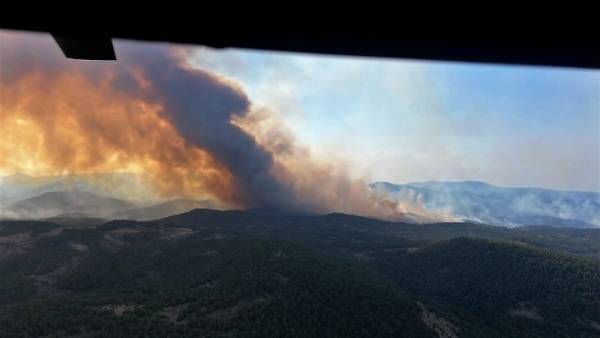 Φωτιές: Στη Δαδιά ο Χρήστος Στυλιανίδης με κλιμάκιο, καίγεται για 4η ημέρα το δάσος