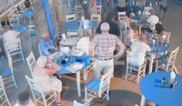 Τουρίστας παραλίγο να πνιγεί με ένα κομμάτι πεπόνι σε ταβέρνα στην Κρήτη - Τον έσωσε θαμώνας (Βίντεο)