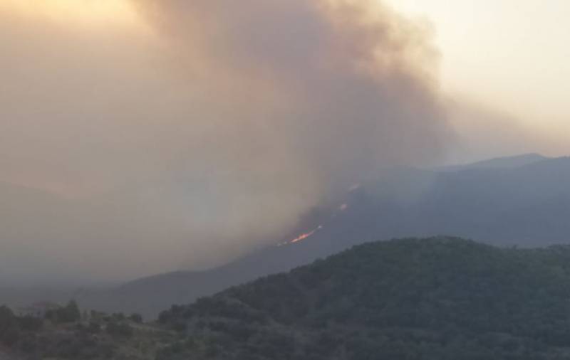 Μεσσηνία: Σε εξέλιξη η πυρκαγιά στην Μέλπεια