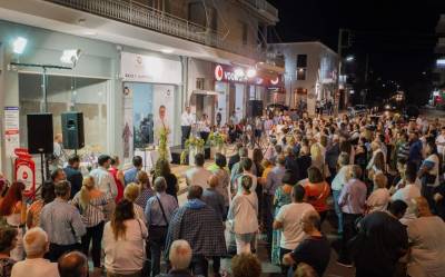 Με κόσμο και παλμό τα εγκαίνια του εκλογικού κέντρου Κατρίτση