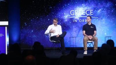 Μητσοτάκης: "Μέσα στην επόμενη διετία ο πρώτος Έλληνας αστροναύτης – 350 εκατ. ευρώ για τη διαστημική πολιτική"
