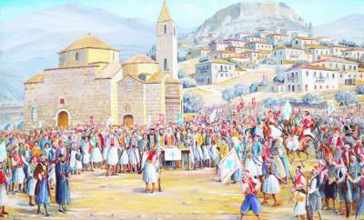 Εκθεση ζωγραφικής αφιερωμένη στο 1821 στο Πνευματικό Κέντρο Καλαμάτας