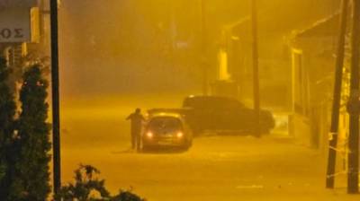 Τρίκαλα: Καταπτώσεις βράχων και απαγόρευση κυκλοφορίας σε επαρχιακούς δρόμους λόγω της κακοκαιρίας Elias στη Δυτική Θεσσαλία