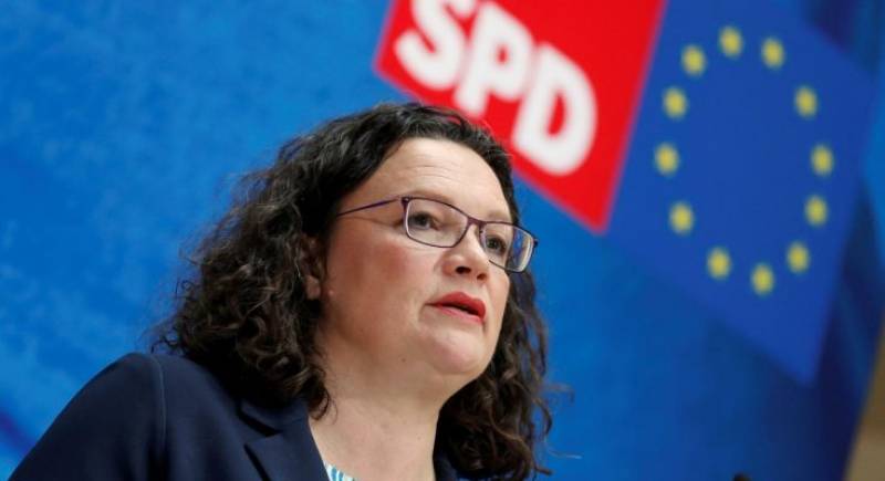 Γερμανία: Παραιτήθηκε από την ηγεσία του SPD η Αντρέα Νάλες