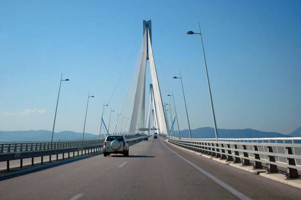 Δωρεάν διέλευση από Γέφυρα Ρίου – Αντιρρίου, Ιόνια Οδό έως την Πέμπτη