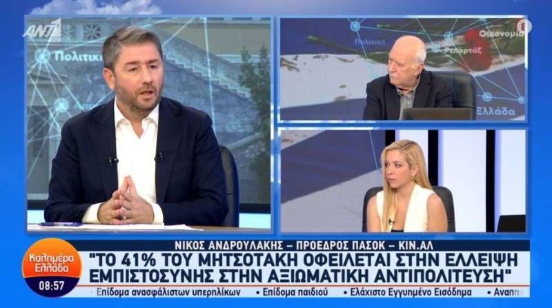 Ανδρουλάκης: Το ΠΑΣΟΚ ανεβαίνει, αλλά θέλει δουλειά (Βίντεο)