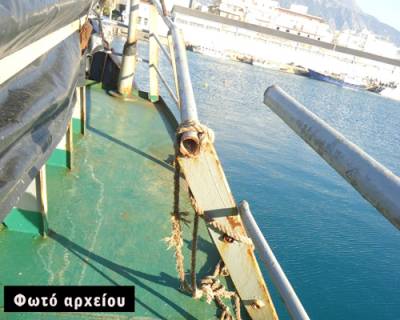 Απαγόρευση απόπλου πλοίου από το λιμάνι Καλαμάτας λόγω… ελλείψεων