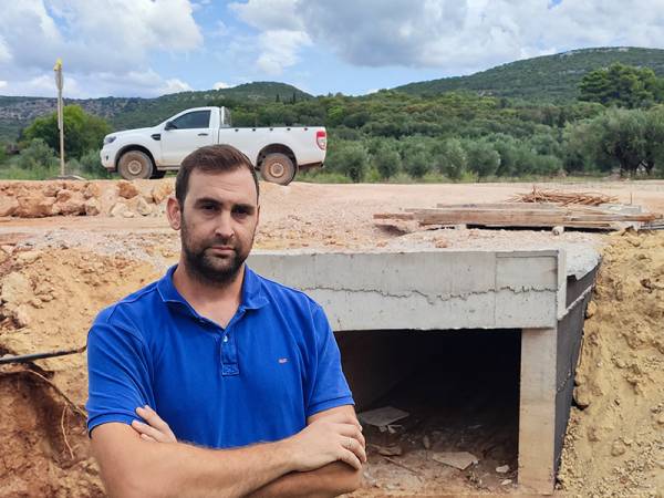 Εντονη ανησυχία αγροτών για πλημμύρες στο νέο δρόμο Φιλιατρά - Γαργαλιάνοι