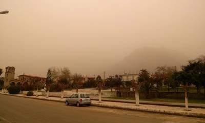 Σκηνικό... Σαχάρας στην Τριφυλία (φωτογραφίες)