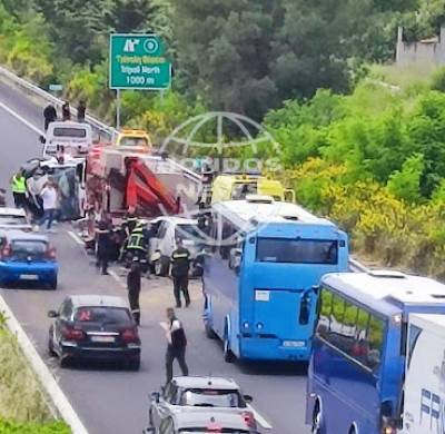 Θανατηφόρο τροχαίο στην Τρίπολη - Οδηγούσε ανάποδα στον αυτοκινητόδρομο (βίντεο)