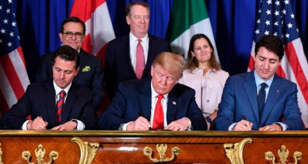 Από 1η Ιουλίου η νέα συμφωνία ελευθέρου εμπορίου ΗΠΑ- Μεξικού-Καναδά