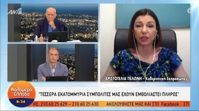 Πελώνη για ανεμβολίαστους: Θα έχουν περιορισμούς, δεν κουνάμε το δάχτυλο σε κανέναν (Βίντεο)