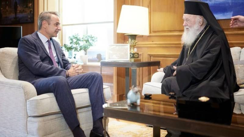 Κυρ. Μητσοτάκης-Αρχ. Ιερώνυμος: Εξαιρετικό το επίπεδο συνεργασίας Πολιτείας και Εκκλησίας της Ελλάδος