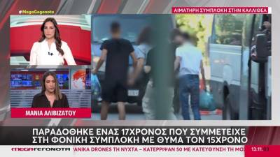 Καλλιθέα: Παραδόθηκε ένας 17χρονος που συμμετείχε στη φονική συμπλοκή