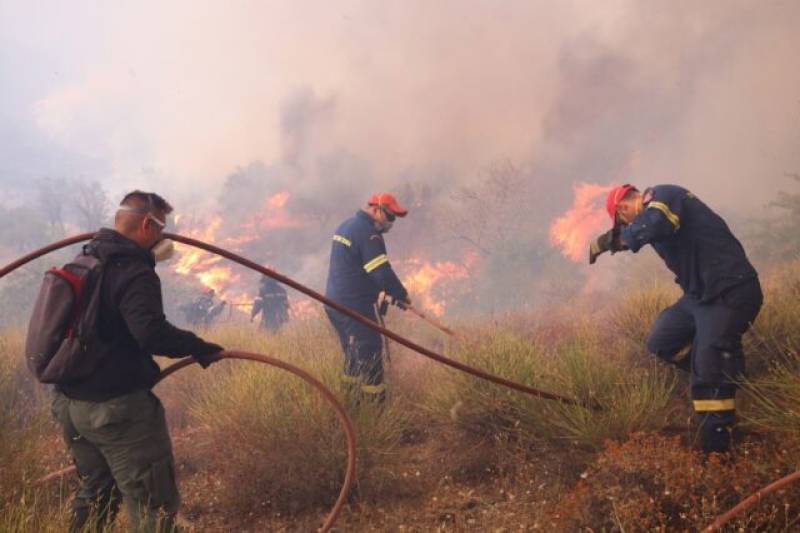 Πυρκαγιά στην Κορομηλιά Δομοκού