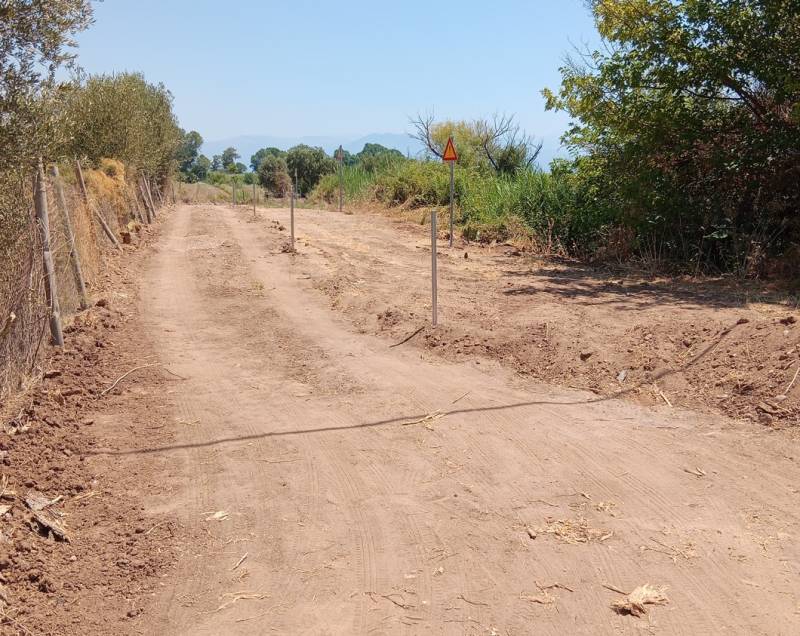 Ο νέος δρόμος πρόσβασης προς την παραλία που έχει ανοίξει η ΤΕΜΕΣ