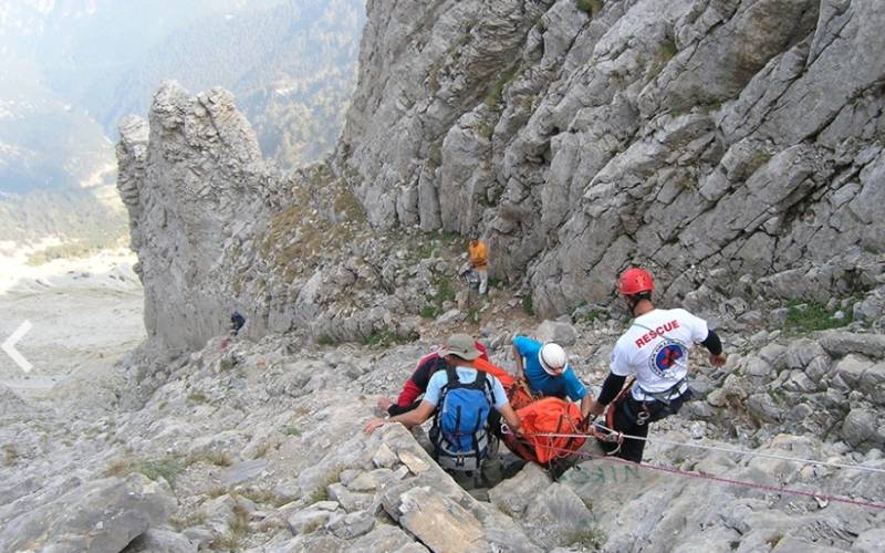 Ολυμπος: Νεκρός 40χρονος ορειβάτης που έπεσε σε χαράδρα (βίντεο)