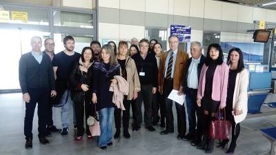 Συνάντηση Κοσμόπουλου με τον αερολιμενάρχη Καλαμάτας