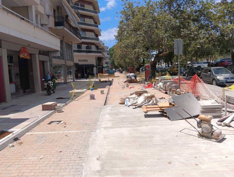 Καλαμάτα: Ολοκληρώνεται τη Δευτέρα η ανάπλαση στη Νέδοντος