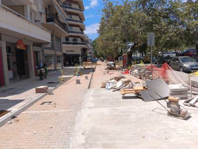 Καλαμάτα: Ολοκληρώνεται τη Δευτέρα η ανάπλαση στη Νέδοντος