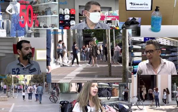 Καλαμάτα: Οι πρώτες ημέρες στα εμπορικά καταστήματα της πόλης μετά την καραντίνα (Βίντεο)