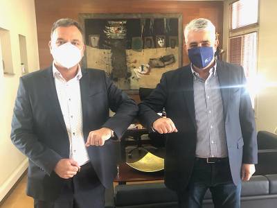 Συνάντηση Καφαντάρη για έργα πολιτισμού